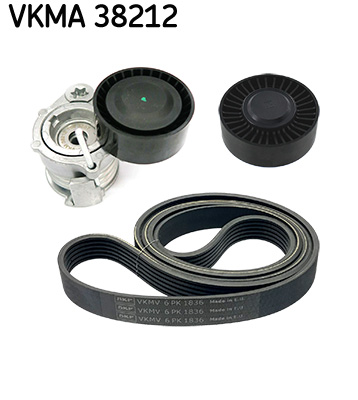 Set curea transmisie cu caneluri VKMA 38212 SKF